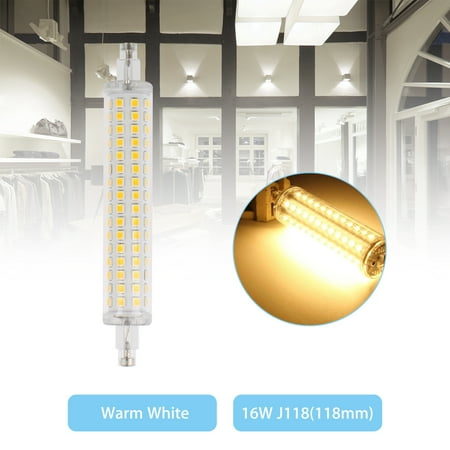 R7s Base General Light Bulb - LED Flood Light R7S 118mm Bulb 16W 2835 SMD Replacement Halogen Lamps Warm White/White Light