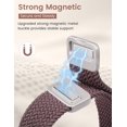 thumbnail image 2 of Wearlizer Braided Magnetic Band Compatible with Google Pixel Watch 4/3 41mm, Stretchy Nylon Watch Band for Women Men, Celtic Knot Jewelry Style Strap for Pixel Watch 2/1, 2 of 7