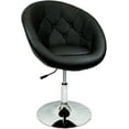 thumbnail image 1 of Nicer Furniture Rounded Leisure Bar Stool in Black, 1 of 3