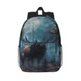 thumbnail image 1 of Disketp Mystical Forest Elk Mochila Escolar de 15 Pulgadas, Mochila Ligera para Estudiantes, Viajes y Trabajo, Cómoda y Resistente para el Uso Diario, 1 of 6