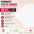 thumbnail image 4 of Formit Poster Board, White, 22"x28" (pack of 10), 4 of 5