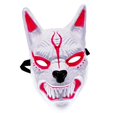 thumbnail image 2 of Halloween Cosplay Intégral Réaliste Effrayant Mascarade Coiffe Blanche, 2 of 10