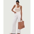 thumbnail image 2 of Bolsa Lushandy de PVC para mujer con estampado de letras, asa superior transparente, 2 of 8