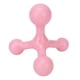 thumbnail image 5 of Masajeador De Mano De 4 Puntos, Relajación, Reduce El Dolor, Herramienta De Masaje De Mano Con Triangular Rosa Para Vértebra Cervical, 5 of 7