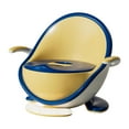 thumbnail image 3 of Dualoai Potty Training Toilet Comfortable Easy to Clean Stable Anti Tipping for 12 Months to 6 Years Kids Toilet Seat Potty Practicer Blue, 3 of 9