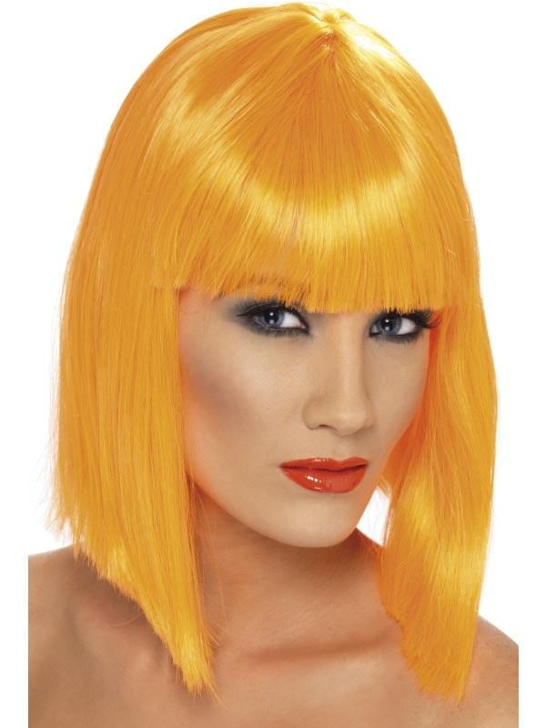 short orange wig