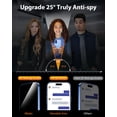 thumbnail image 4 of Protector de pantalla Mkeke para iPhone 17 de 6,3" con privacidad de 25° y dureza 9H+, paquete de 3, 4 of 8