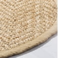 thumbnail image 4 of SAFAVIEH Natural Fiber Xavier Braided Jute Area Rug, Natural, 6' x 6' Round, 4 of 7