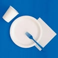 thumbnail image 4 of Unique Industries Electric Blue Solid Rectangular Plastic Tablecloths, 54" x 108" - 3ct, 4 of 4