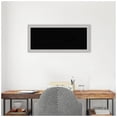 thumbnail image 7 of Amanti Art Black Cork Board Wood Framed Low Luster Silver Bulletin Board 33 in. x 15 in., 7 of 7