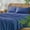 Royal Blue, variant on JELLYMONI 4 Pieces Cooling Queen Sheets Set, Microfiber & Bamboo Sheet Set, Breathable & Wrinkle Free - 16" Deep Pockets Bedding Sheets & Pillowcases,Khaki