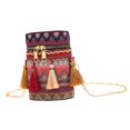 thumbnail image 3 of Bolso bandolera Satchel Tote Mujer Bolso de hombro bordado Bolso bordado para Rojo Yuyangstore Bolso Bandolera Hippie, 3 of 8