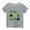 Gray, variant on Lilgiuy Kids St. Patricks Day Shirt Girls Boys Cute Shamrock Print Solid Color Short Sleeve T-Shirt Toddler Summer Saint Patricks Day Outfits for 3-10 Years (Black)