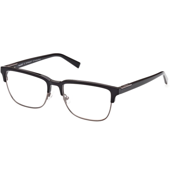 TIMBERLAND TB1762 001 Shiny Black Demo Lens 56 mm Men's Eyeglasses