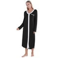 thumbnail image 4 of Women's Maternity Sleepwear Long Sleeve Pregnancy Loungewear Solid Pajama Nightgowns for Women Sleepwear Sleep Shirts, 4 of 9