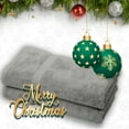 thumbnail image 5 of Luxury Hotel & Spa Quality, Quick Dry 100% Turkish Cotton 700 GSM, Eco Friendly Towel, for Bathroom Oversize Dobby Border Bath Towels 35 X 70 (Bath Sheet Towel Set of 2, Gray ), 5 of 5