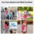 thumbnail image 6 of TSAXW Water Bottle Carrier Bag - Quilted Crossbody Water Bottle Holder with Strap, Stylish Puffer Tote Bag for Water Bottle, Water Bottle Sling Bag for Outdoor Travel, 6 of 6