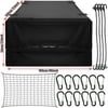 Waterproof Truck Cargo Bag With Net Fits Any Truck Size 4 Handles 26 Cu-Bic Feet