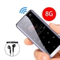 thumbnail image 1 of Lecteur MP3 Bluetooth Radio FM Lecteurs de Musique Portables Enregistreur Vocal, 1 of 8