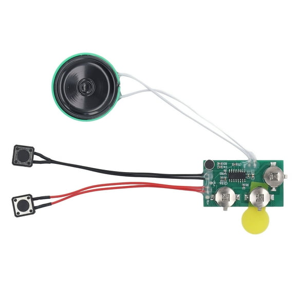 Voice Greeting Card Module, Recordable Voice Module Battery Powered for Crafts