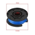 thumbnail image 4 of Paquete de 10 carretes de repuesto para desbrozadora, compatible con Ryobi One+ AC14RL3A-18V 24V 40V, cortadora de hilo inalámbrica de 11 pies, 8 carretes + 2 tapas de cortadora, 4 of 5