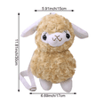 thumbnail image 2 of Jiibva Cute Sheep Crossbody Bag Cartoon Animal Purse Handbags Plush Bag Cartoon Lamb Shoulder Bag Messenger Bag for Women, 2 of 7