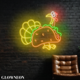 thumbnail image 2 of Glowneon Turkey Tacos Wall Led Sign, Thanksgiving Mexican Tacos Decor, 2 of 5