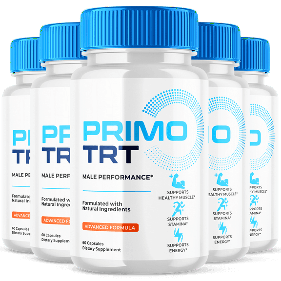 Primo TRT Capsules for Men Advanced Formula Support Supplement 300 Capsules