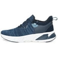 thumbnail image 2 of Vance Mens Gibbs Knit Lace-up Athleisure Sneaker, 2 of 9