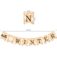 thumbnail image 5 of HINTRMENT 1Set Bunting Banner Jute Decorative Banner Christmas Party Hosts Families Porch Decoration, 5 of 8