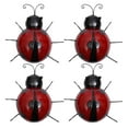 thumbnail image 1 of Colgante de Metal para Colgar en , Decoración de Jardín Libre, Rojo X4, 1 of 8