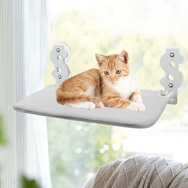 Cama hamaca gato ventana montada percha muebles para gatos grandes