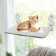 thumbnail image 1 of Cama hamaca gato ventana montada percha muebles para gatos grandes con vistas ventosa transpirable ahorro de espacio cama para tomar el sol asiento de Estilo B Gris Salvador Dali Ventana de cama de gato, 1 of 10