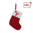 thumbnail image 1 of Medias de Navidad del alfabeto rojo, bolsa de regalo de dulces, tejido de punto, decoración de fiesta familiar, moda, 1 of 4