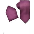 thumbnail image 3 of Men's Premium Solid Vest - Necktie – Bow Tie - Pocket Square 4 Piece Set for Suits & Tuxedos, 3 of 4