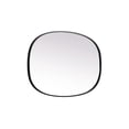 thumbnail image 5 of Elegant Decor Metal Frame Oval Mirror 27x40 Inch in Black, 5 of 12