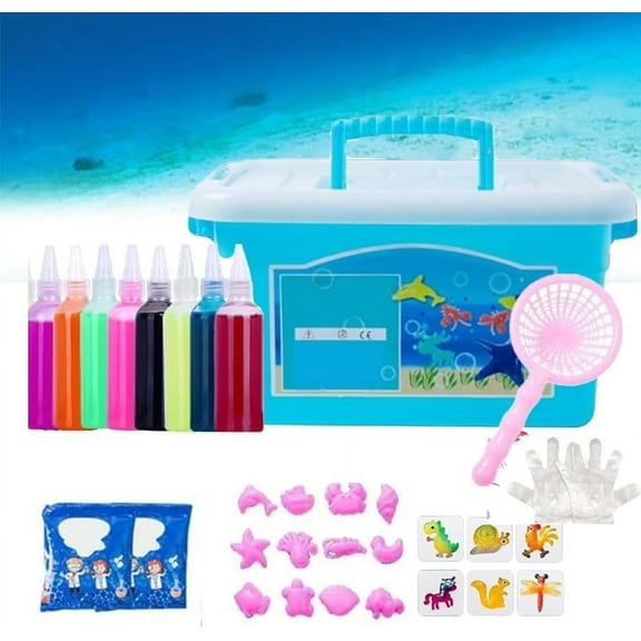 Magic Water Gel Kit, Magic Elf Water Toy, Magic Water Elf Toy Kit, Magic Gel Water Pets, Creative Magic Water Toy Creation Kit, Children's DIY Marine Life, Squishy Making Kit