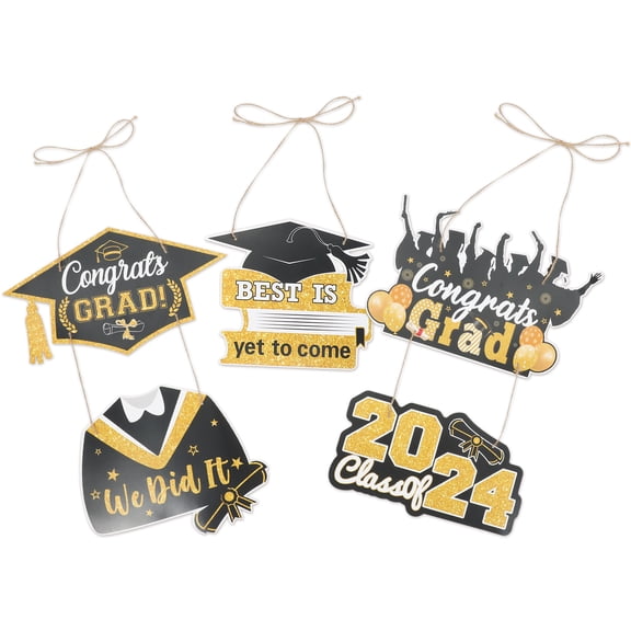 unbranded 3 Pcs Door Hanger Decor Graduation Party Decorations