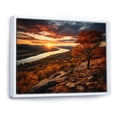 thumbnail image 2 of Designart "Connecticut horizon II" Landscapes Floater Framed Canvas Wall Art, 2 of 7