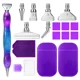 thumbnail image 1 of ZYNERY Juego de bolígrafo de diamante, herramientas completas, fácil de usar, adecuado para principiantes (morado), 1 of 7