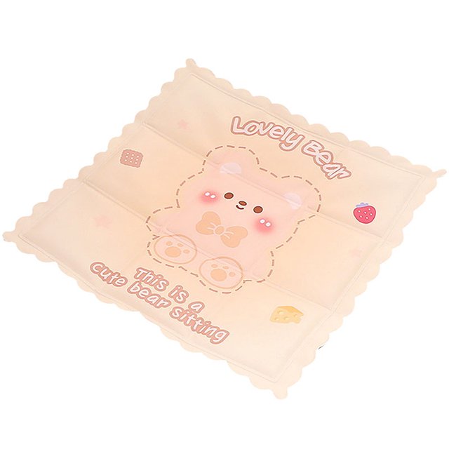 LCXmlly Plant Holder Cartoon Pattern Cooling Cushion Foldable Breathable Leakproof