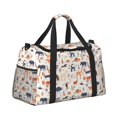 thumbnail image 2 of Disketp South American Animals Bolsa de Viaje Tipo Duffle, Bolso de Mano para Fin de Semana para Mujer, Bolsa de Gimnasio Ligera para Hombre, Esencial para Viajes, 2 of 7