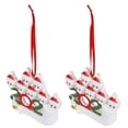 thumbnail image 4 of Adorno colgante de Navidad con nombre personalizado de miembros de la familia, 2 uds., colgante para árbol de Navidad, 7 cabezas, 4 of 5