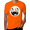 orange, variant on Epic Face Vampire T Shirt Y2K Goth Emo Scene Tapout Affliction