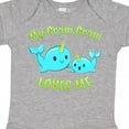 thumbnail image 4 of Inktastic My Gram Gram Loves Me- Cute Narwhal Boys or Girls Baby Bodysuit, 4 of 5