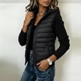 thumbnail image 5 of Enjoytime Quilted Jackets for Women Patchwork Knit Long Sleeve Zip Up Hooded Coat Warm Casual Lightweight Outerwear with Pocket, 5 of 7