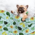 thumbnail image 3 of Sigee Avocado Flowers And Leaves for Pet Blanket for Dog Cat Puppy Blanket Cat Blankets for Small and Medium Pets-Small, 3 of 8