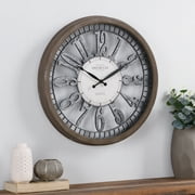 FirsTime & Co. Brown Whitmore Wall Clock, Farmhouse, Analog, 20 x 2 x 20 in