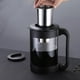 thumbnail image 5 of Naiovety Cafetera de vidrio para té, resistente al calor, lavable, desmontable, recargable, de acero inoxidable, con asa Teteras 1500ML, 5 of 6