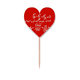 thumbnail image 1 of Función de fórmulas de fracción root Etiqueta del corazón de la bandera del palillo de dientes, 1 of 3